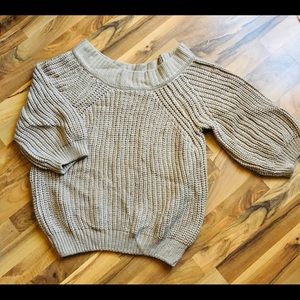 Ladies Off the Shoulder Sweater